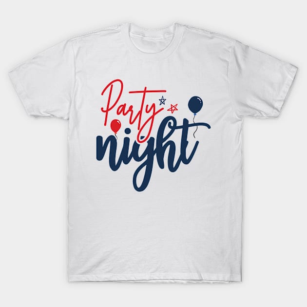 Party Night T-Shirt by Rizaldiuk